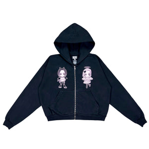 VIP 707 Cropped Zip Up Jacket
