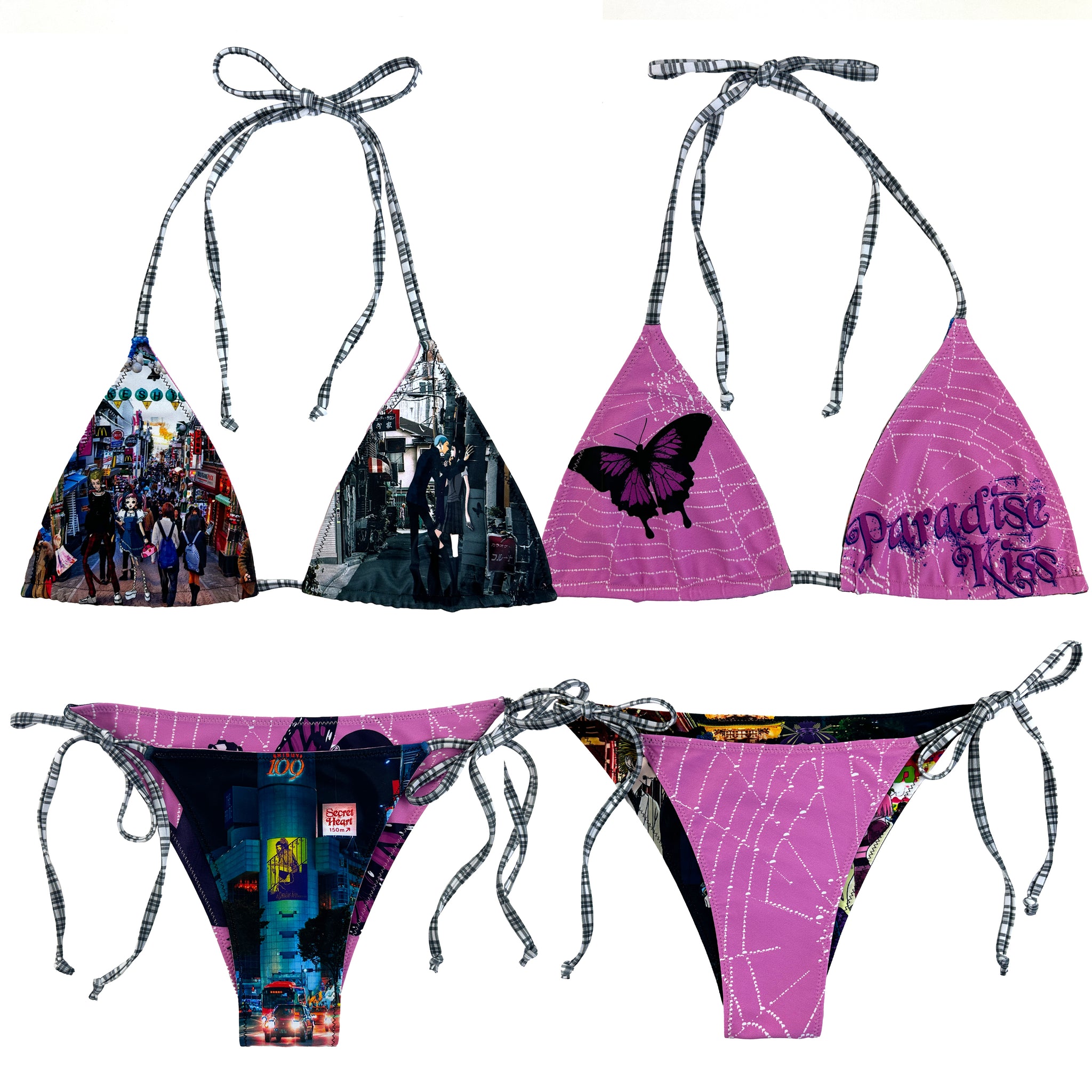 Love + Fashion Reversible Bikini - BOTTOM