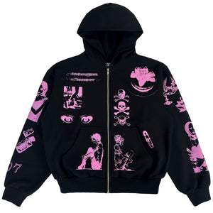 Tattoo Flash Jacket - OSAKI BLACK