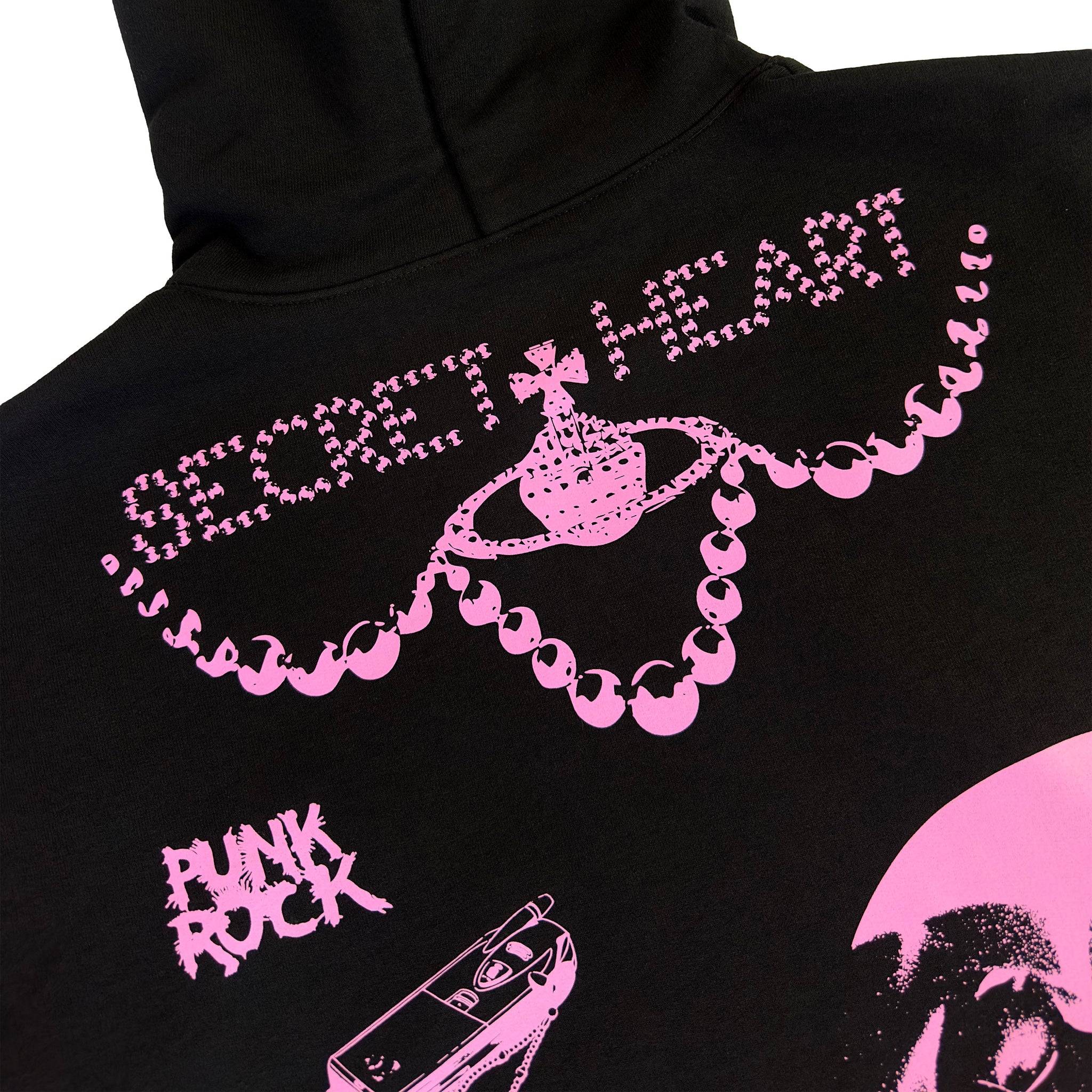 Pink Ink Sweatsuit Set- OSAKI BLACK