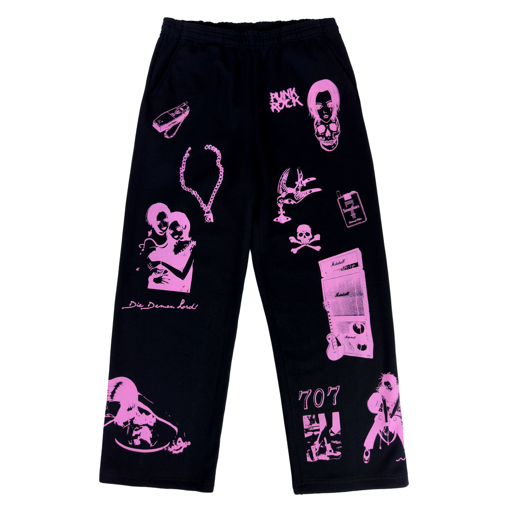 Tattoo Flash Sweatpants - OSAKI BLACK