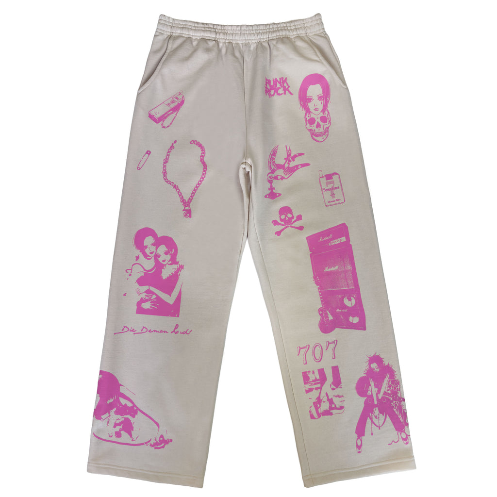 Tattoo Flash Sweatpants - HACHI CREAM