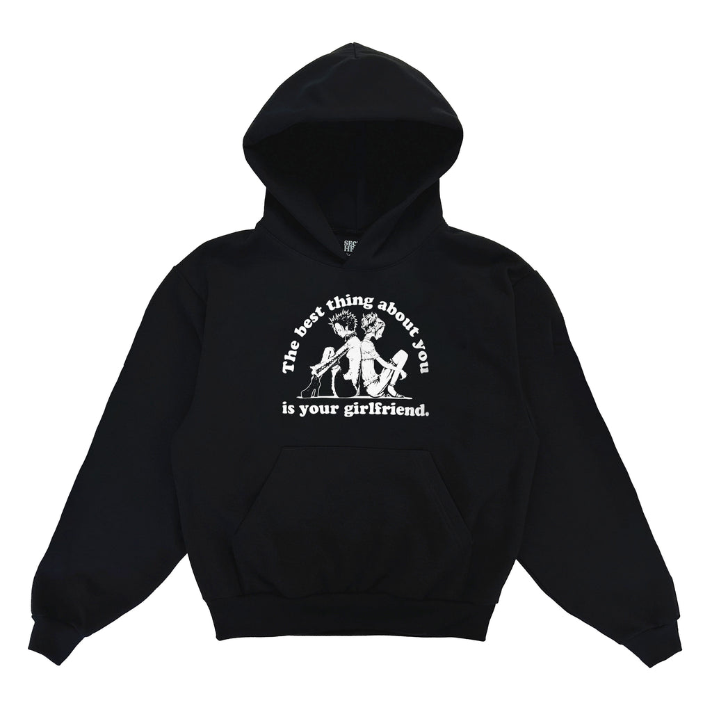 Girlfriends Black Mid-Weight Hoodie