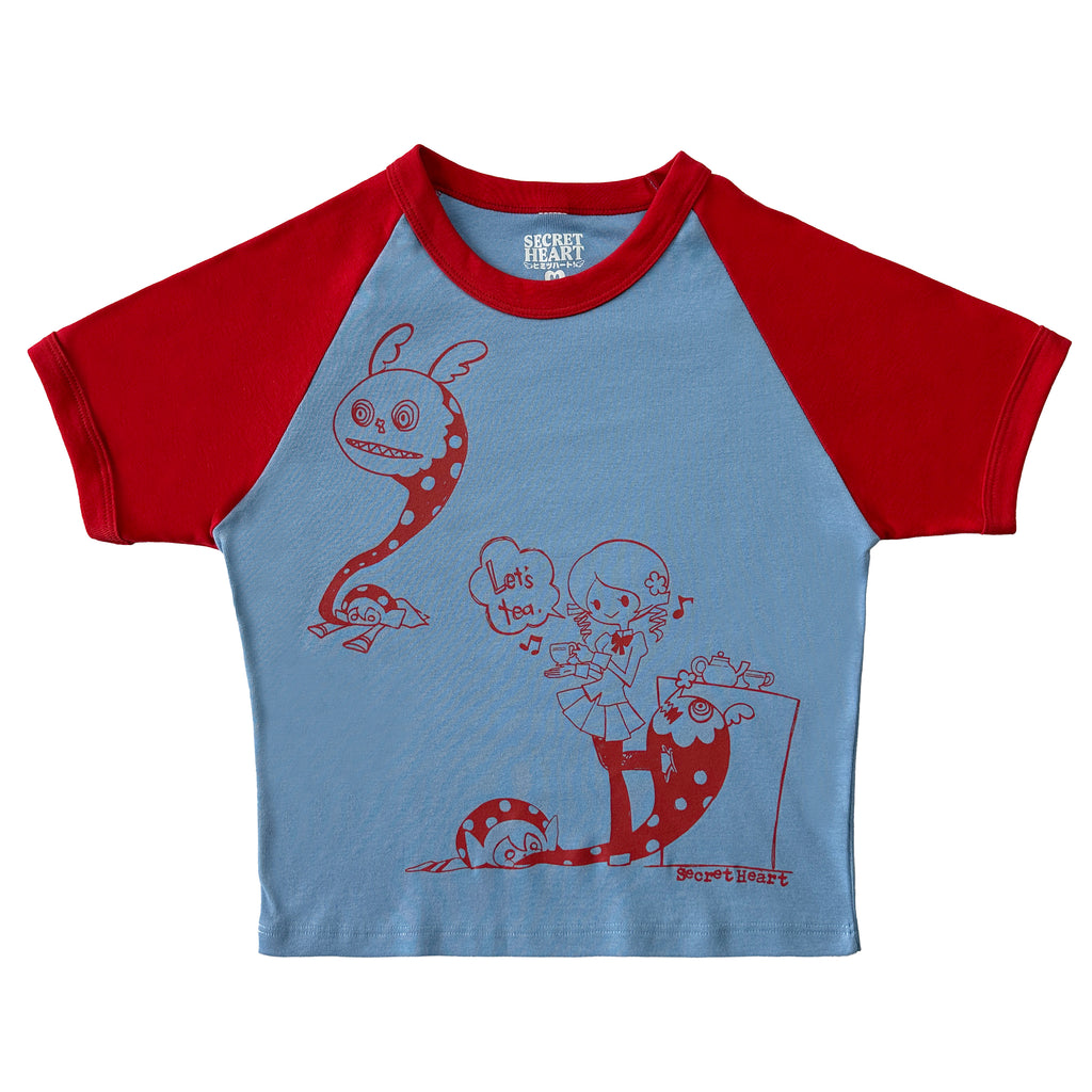 Tea Time Cropped Raglan