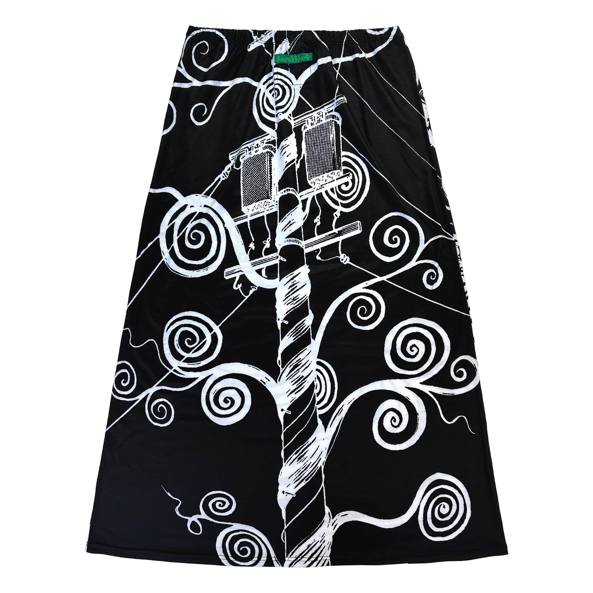 Spiraling Maxi Skirt