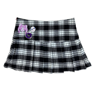 Angel Plaid Mini Skirt