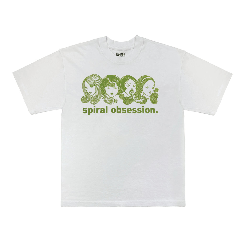 Spiral Obsession White T-Shirt
