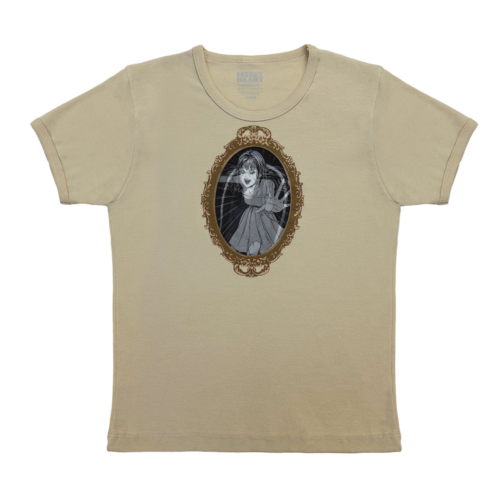 Haunting Beauty Tan Baby Tee