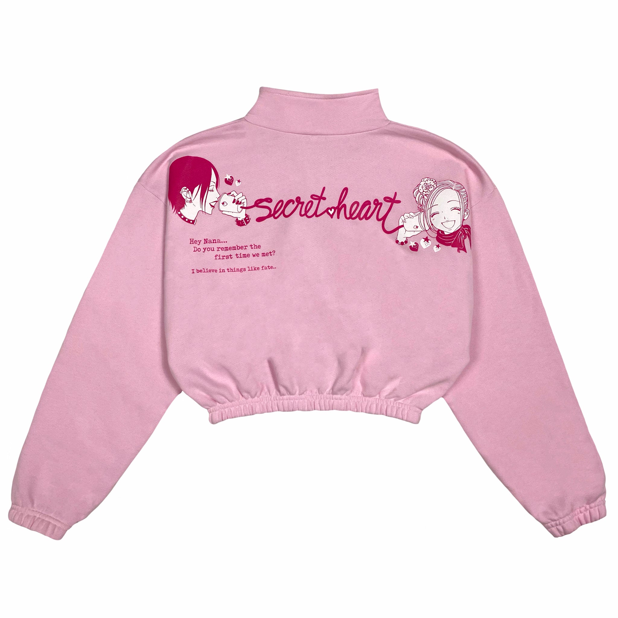 Lucky 7 Cropped Half Zip Jacket